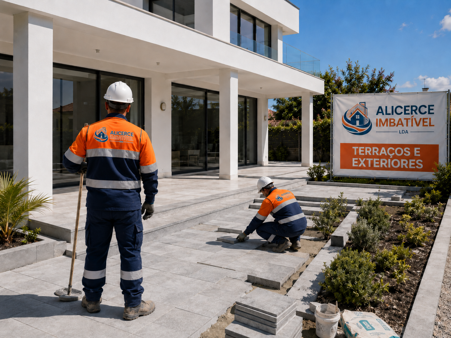 Terraços e exteriores