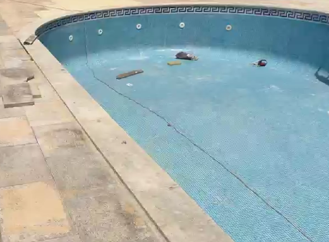 Piscina antes da intervenção